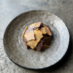 Kika Chocolate Mousse, Chocolate Mousse Wafers, Praline Wafers, Chocolate Caramel Wafers, Dulce De Leche, Hazelnut Ice Cream, Sea Salt, Local Olive Oil